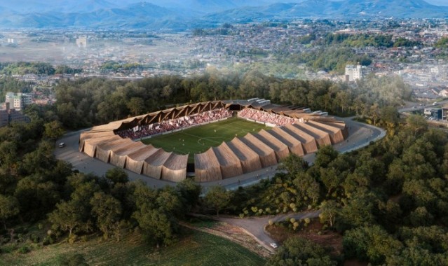 开云体育APP下载-新奇！J3球队福岛联计划建造世界首个全木质体育场 ​​​